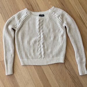 Abercrombie & Fitch cable knit sweater like new